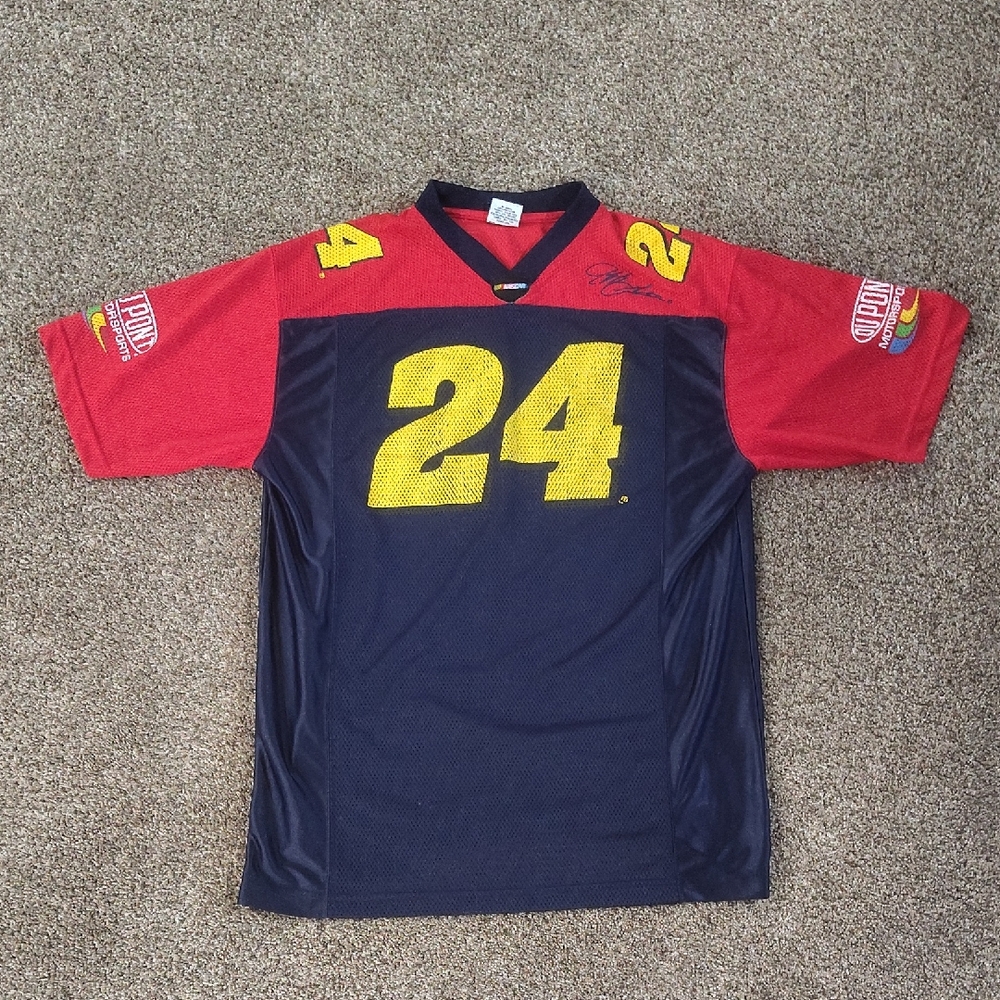 Men's Red and Blue Racing Jersey